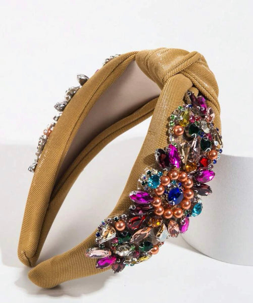 Gem & Nude Headband - House of Barvity