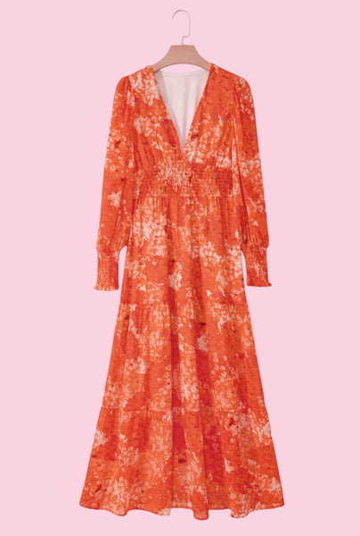 Boho Floral Maxi Dress - House of Barvity